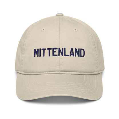 'Mittenland' Classic Baseball Cap (Licence Plate Font)