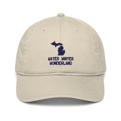 'Water Winter Wonderland' Classic Baseball Cap (w/ MI Outline)