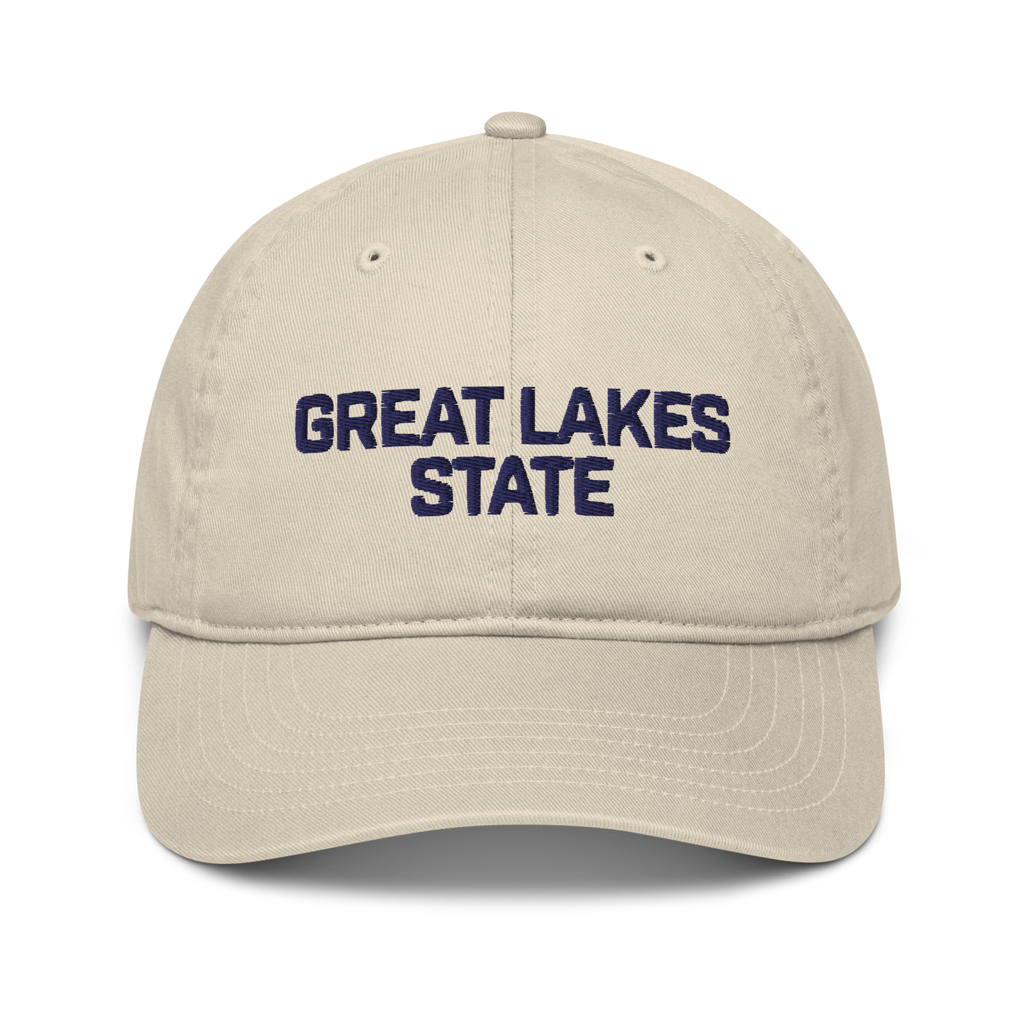 'Great Lakes State' Classic Baseball Cap | White Embroidery