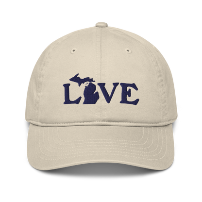 Michigan 'Love' Classic Baseball Cap (Woodcut Font)