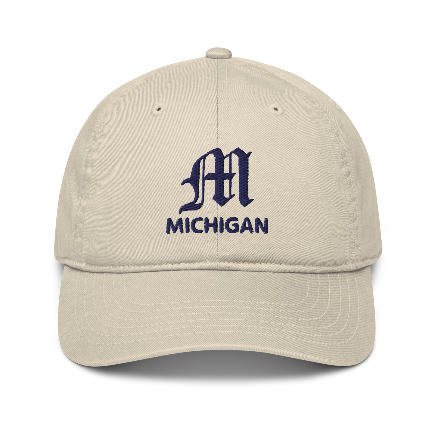 Michigan Old English 'M' Classic Baseball Cap | White Embroidery