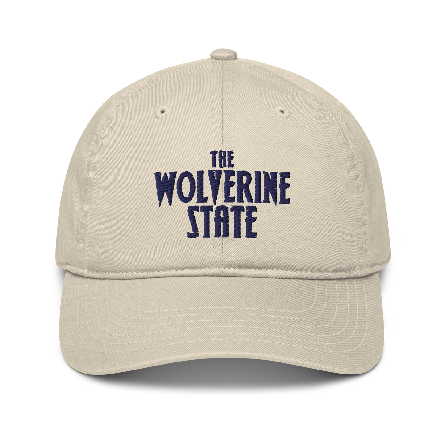 Michigan 'The Wolverine State' Classic Baseball Cap (Vicious Mustelid Font)