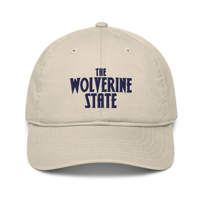 Michigan 'The Wolverine State' Classic Baseball Cap (Vicious Mustelid Font)