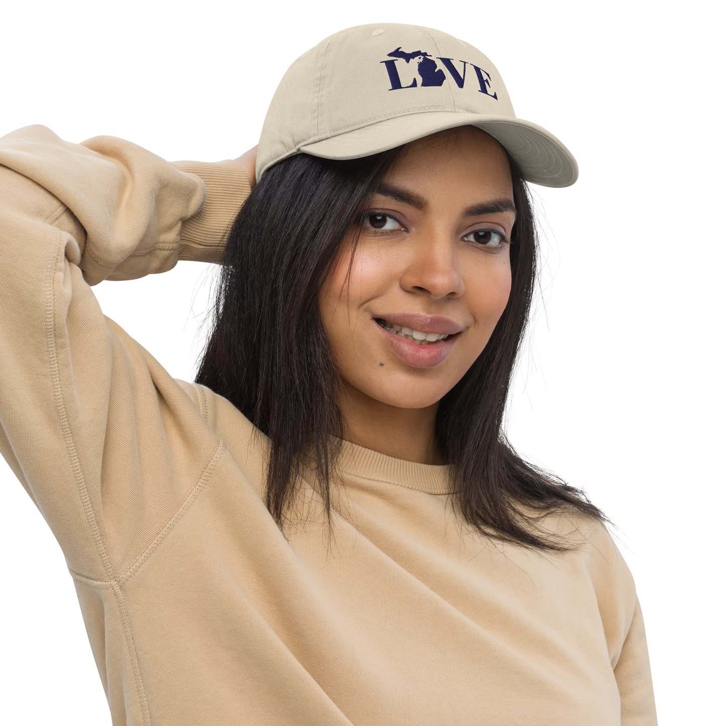 Michigan 'Love' Classic Baseball Cap (Didone Font)