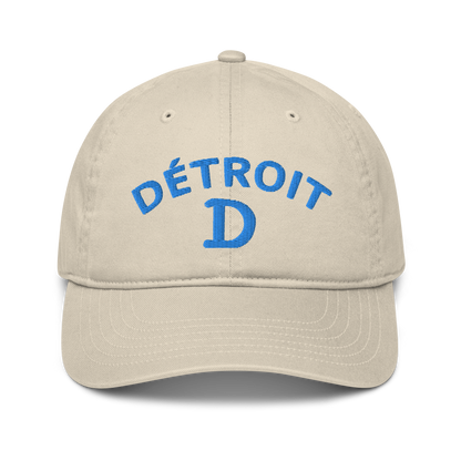 'Détroit' Baseball Cap (w/ Old French D) | Azure Embroidery