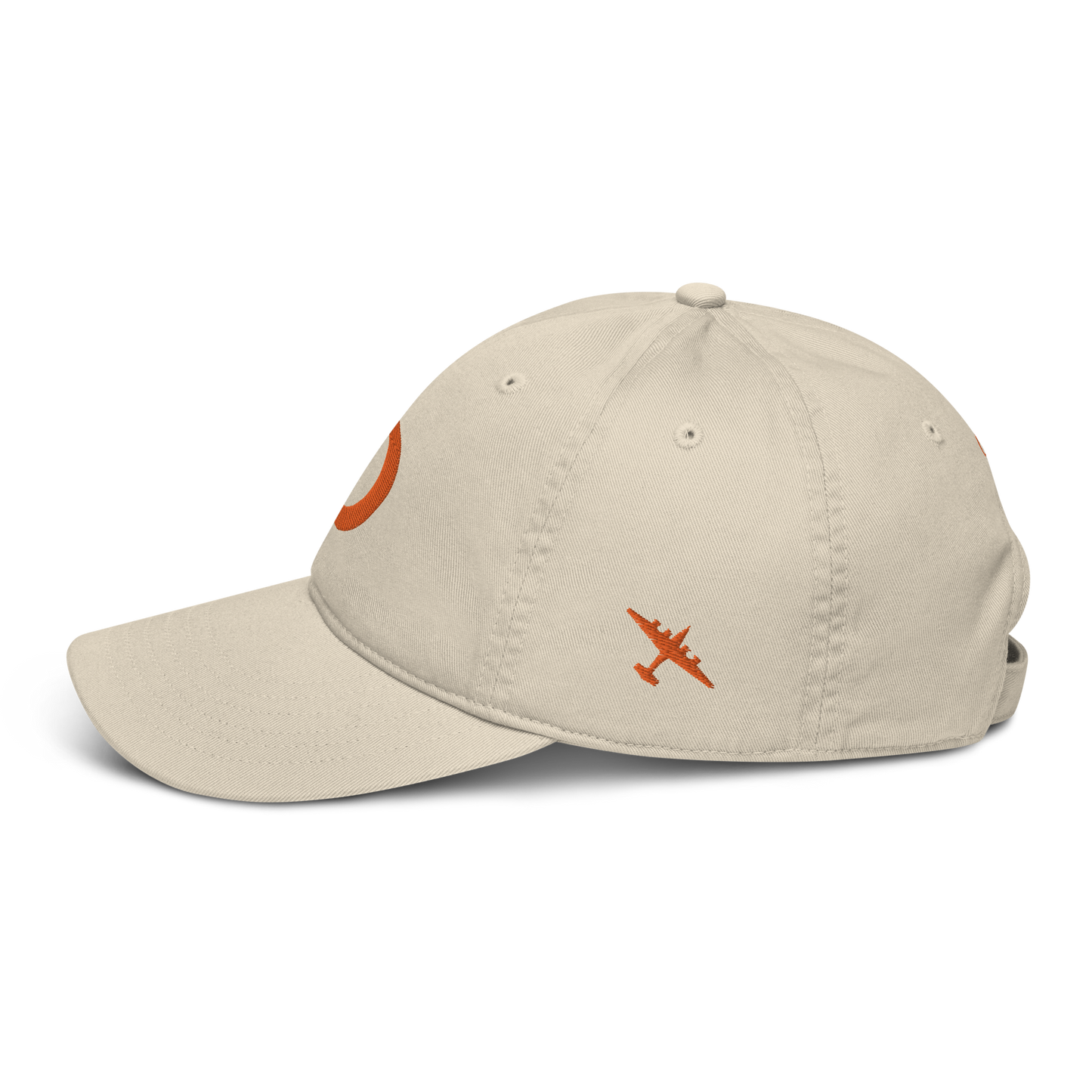 Detroit 'Old French D' Baseball Cap (w/ B-24 Liberator) | Orange Embroidery