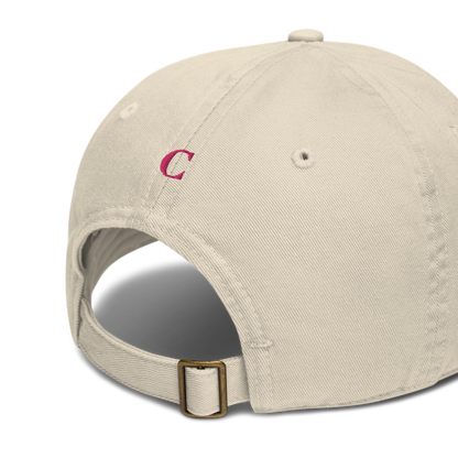 'Détroit' Baseball Cap (w/ Old French D and Fleur de Lys) | Pink Embroidery