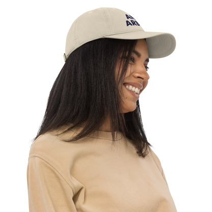 'Ann Arbor' Classic Baseball Cap | Gold/Navy Embroidery