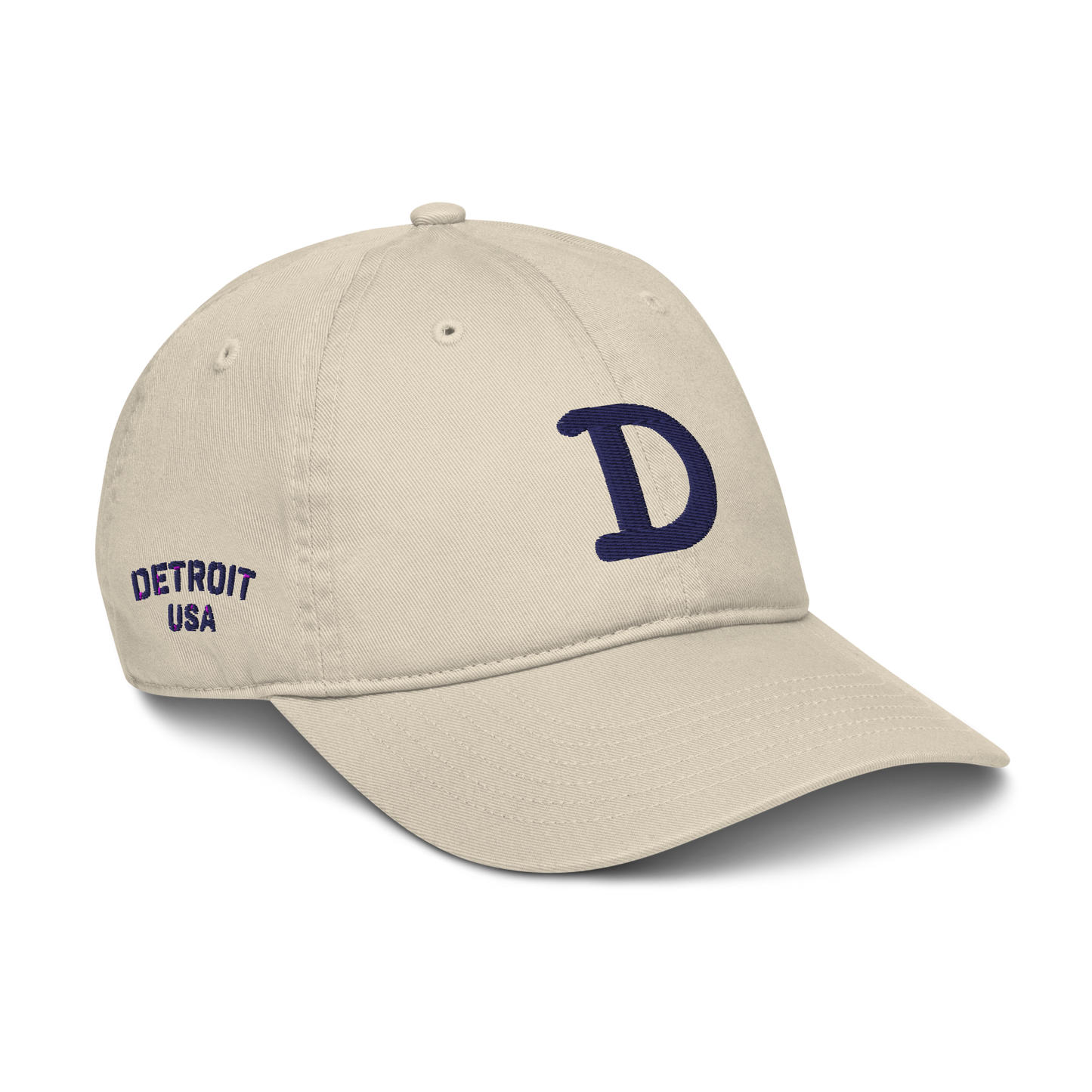 Detroit 'Old French D' Classic Baseball Cap (w/ B-24 Liberator and 'Detroit USA')