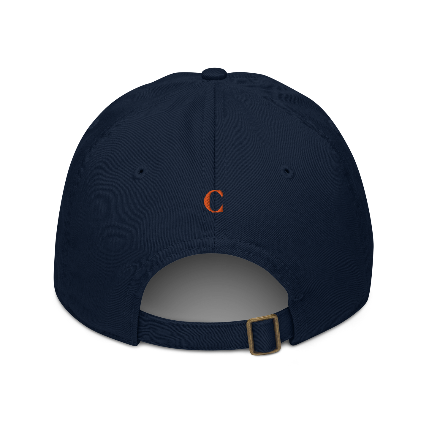 Detroit 'Old French D' Baseball Cap (w/ Side Design) | Orange Embroidery