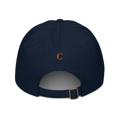 Detroit 'Old French D' Baseball Cap (w/ Side Design) | Orange Embroidery