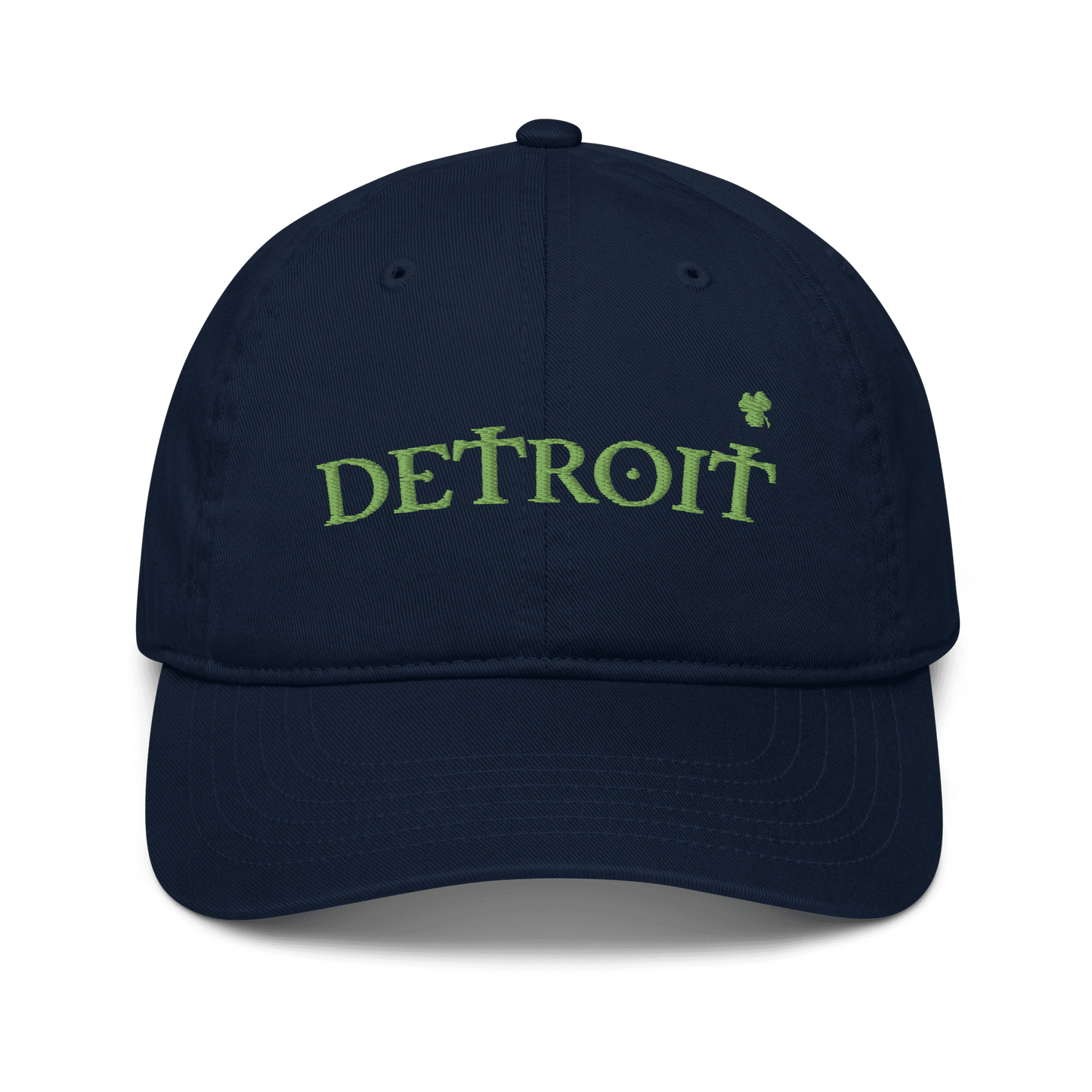 'Detroit' Baseball Cap (Irish Font w/ Shamrock) - Circumspice Michigan