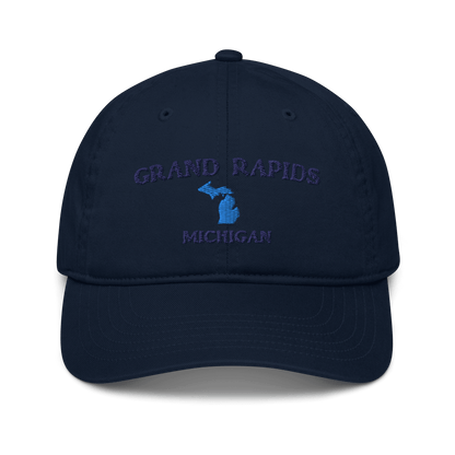 'Grand Rapids Michigan' Baseball Cap (w/MI Outline) - Circumspice Michigan