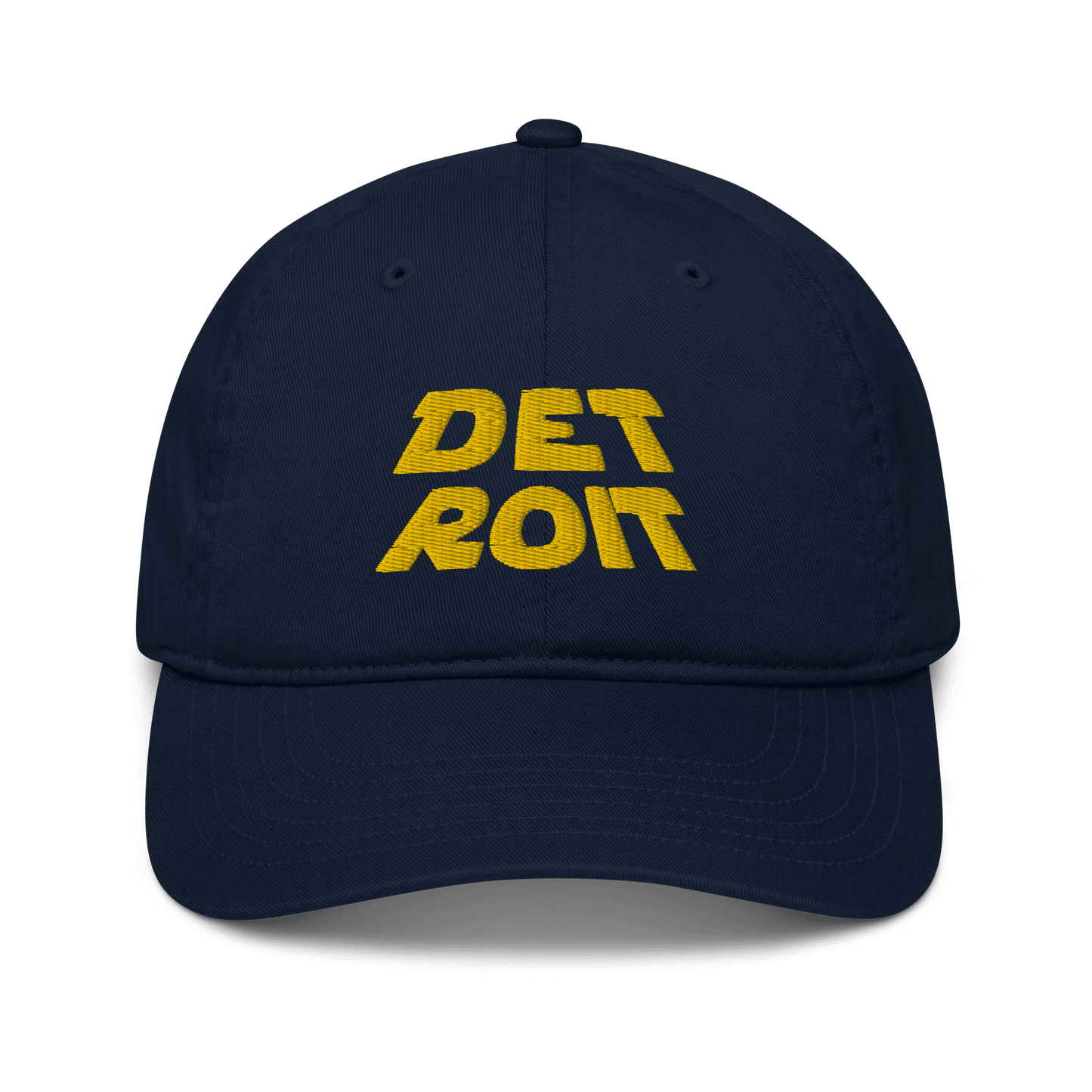 'Detroit' Baseball Cap (Epic Sci-Fi Parody) | Gold/Black Embroidery - Circumspice Michigan