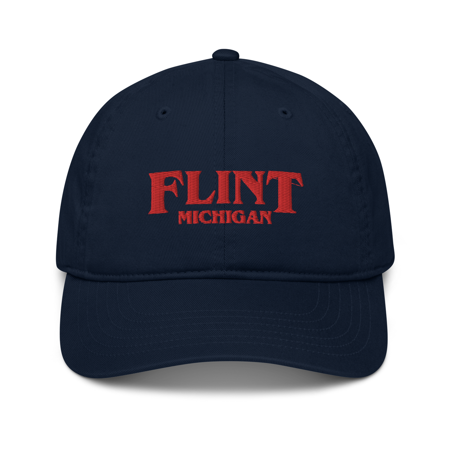 'Flint Michigan' Classic Baseball Cap (1980s Drama Parody)