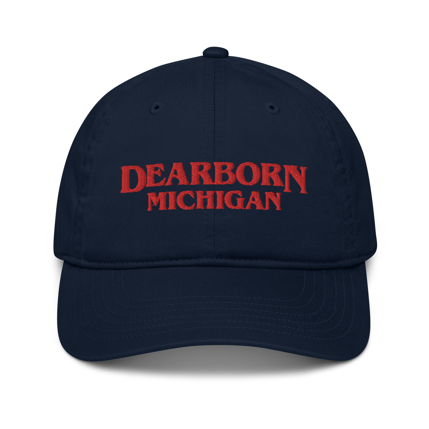 'Dearborn Michigan' Classic Baseball Caps (1980s Drama Parody)