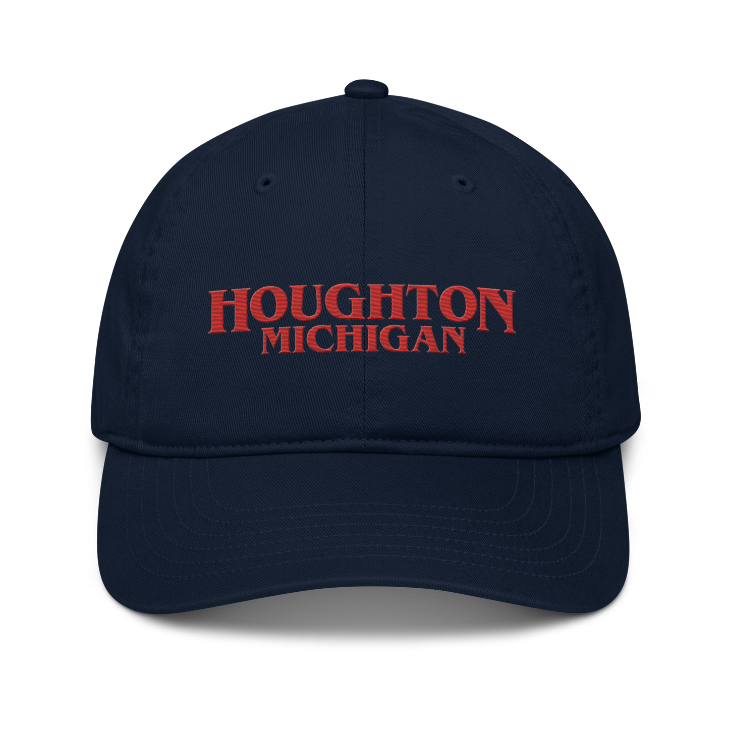 'Houghton Michigan' Classic Baseball Cap (1980s Drama Parody)