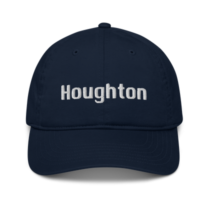 'Houghton' Classic Baseball Cap | White/Black Embroidery