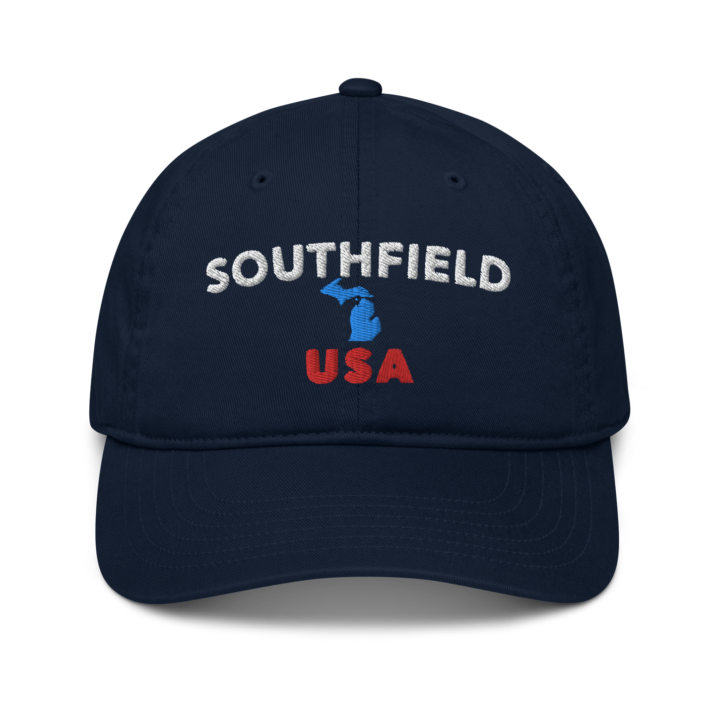 'Southfield USA' Classic Baseball Cap (w/ Michigan Outline)