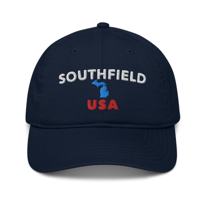 'Southfield USA' Classic Baseball Cap (w/ Michigan Outline)