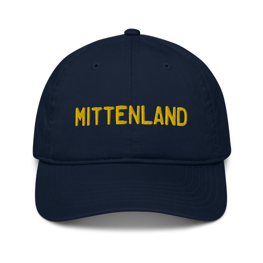 'Mittenland' Classic Baseball Cap (Licence Plate Font)