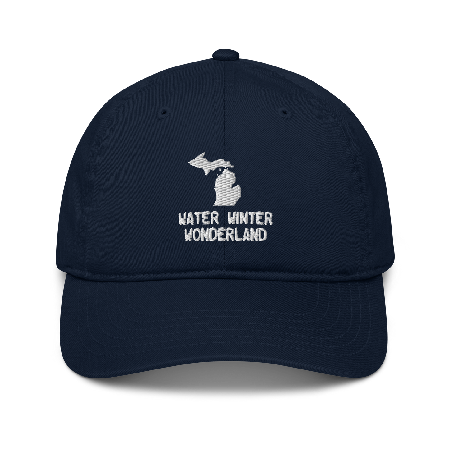 'Water Winter Wonderland' Classic Baseball Cap (w/ MI Outline)