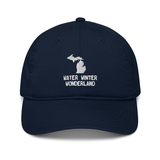 'Water Winter Wonderland' Classic Baseball Cap (w/ MI Outline)