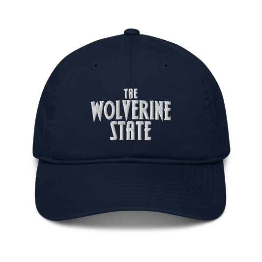 Michigan 'The Wolverine State' Classic Baseball Cap (Vicious Mustelid Font)