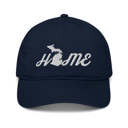 Michigan 'Home' Classic Baseball Cap (Script Font)