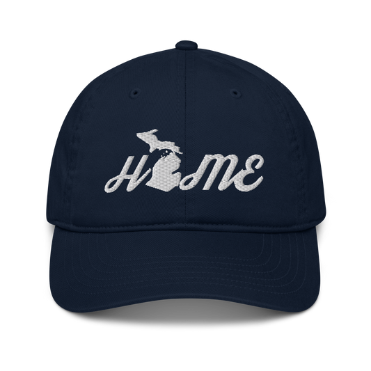 Michigan 'Home' Classic Baseball Cap (Script Font)