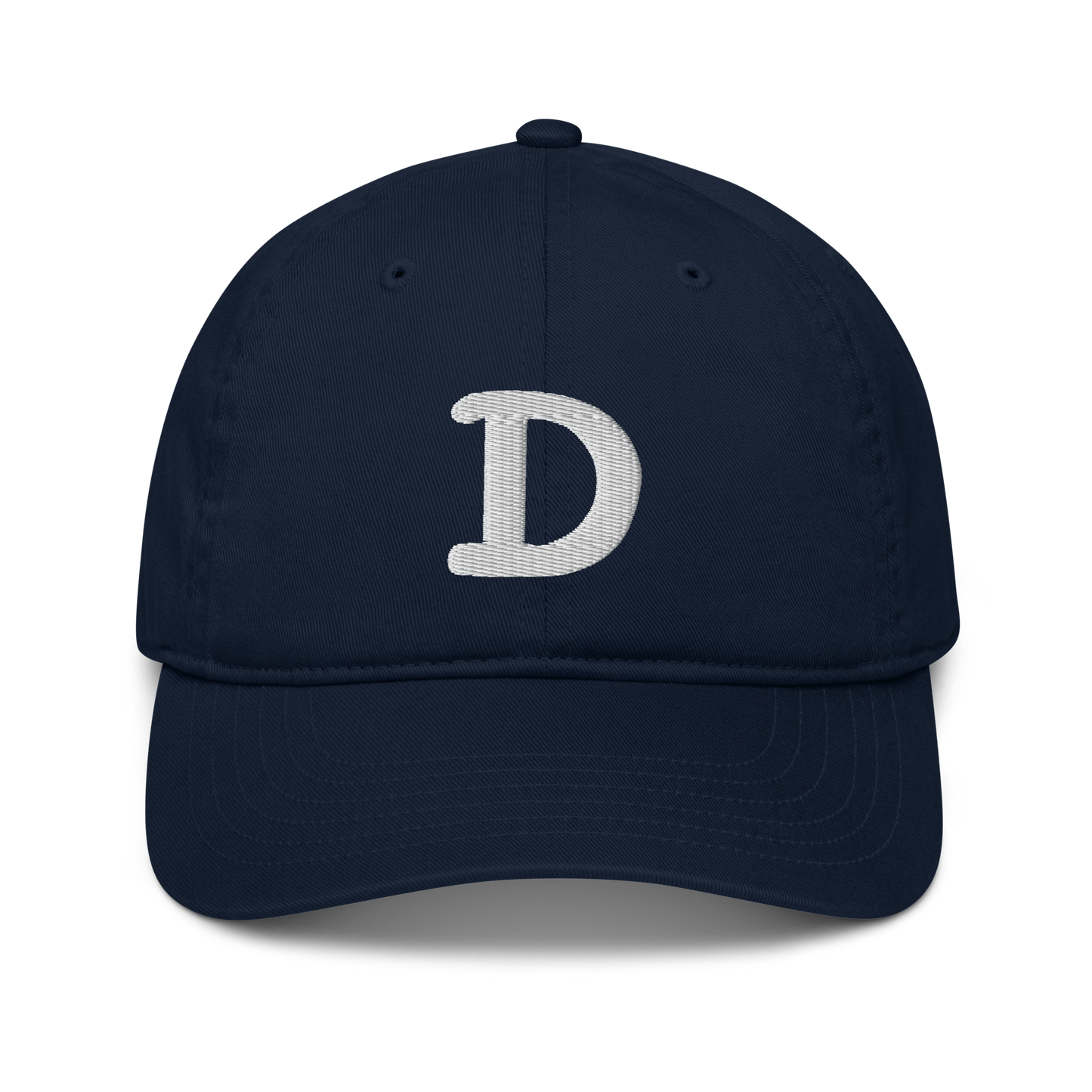 Detroit 'Old French D' Classic Baseball Cap | White/Navy Embroidery