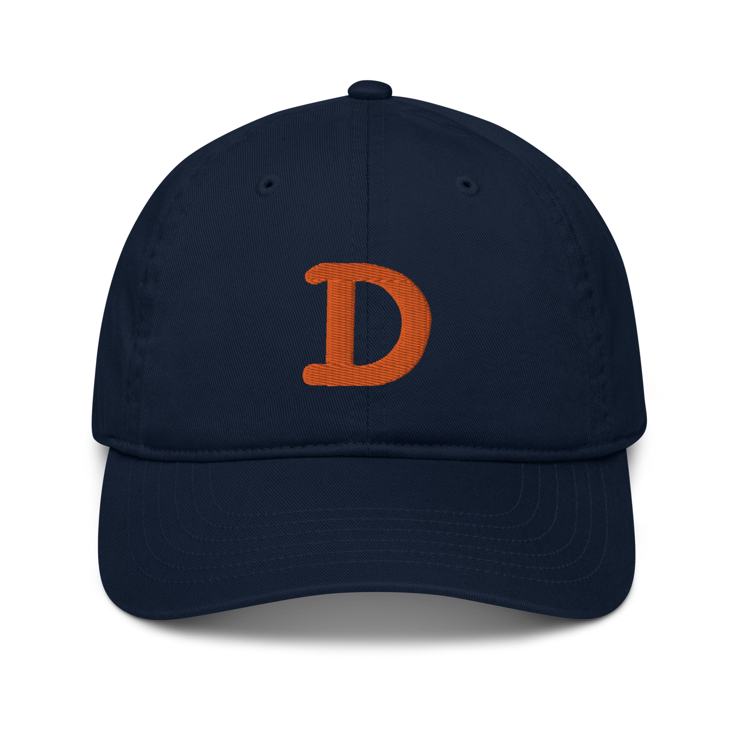 Detroit 'Old French D' Baseball Cap (w/ B-24 Liberator) | Orange Embroidery