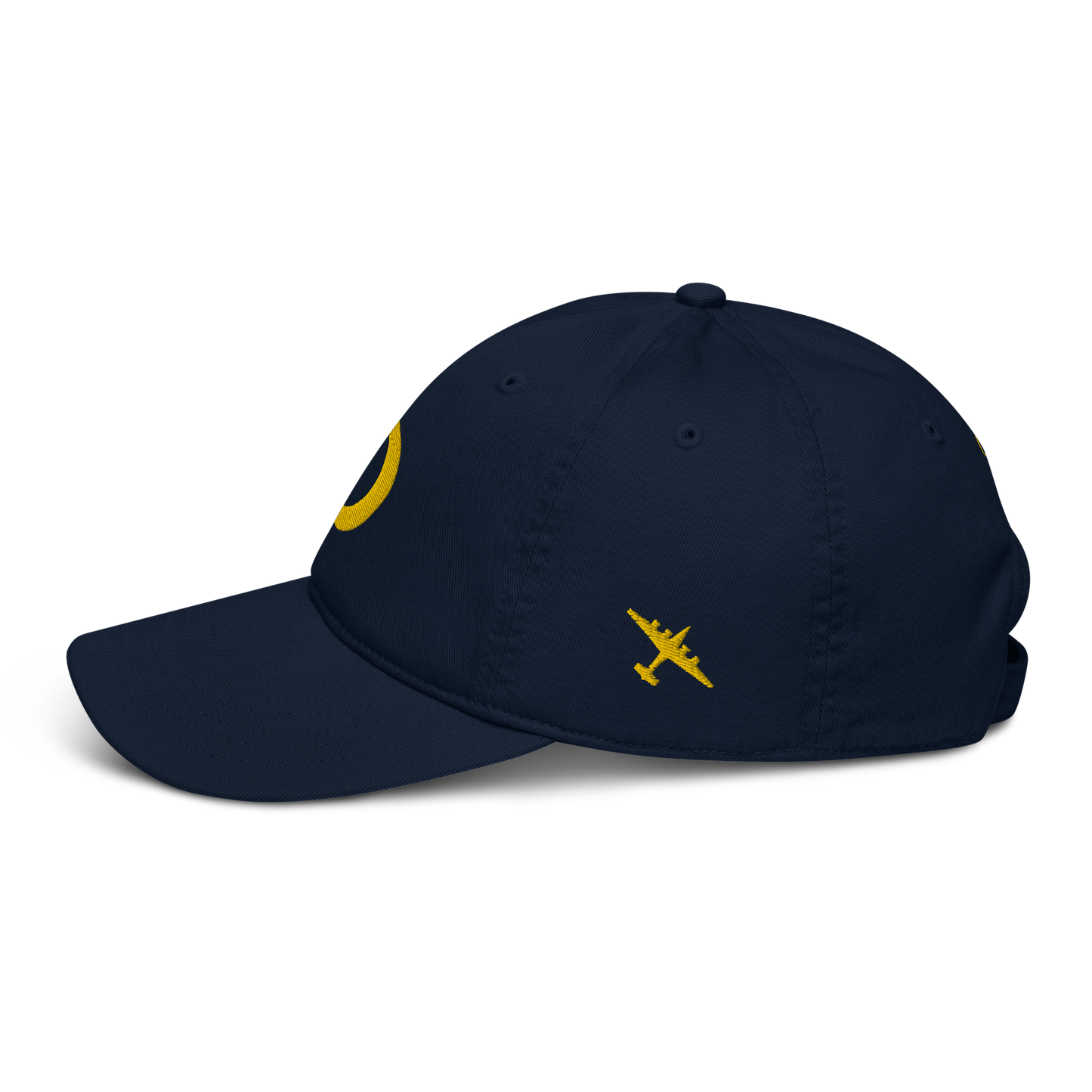 Detroit 'Old French D' Baseball Cap (w/ B-24 Liberator) | Gold Embroidery