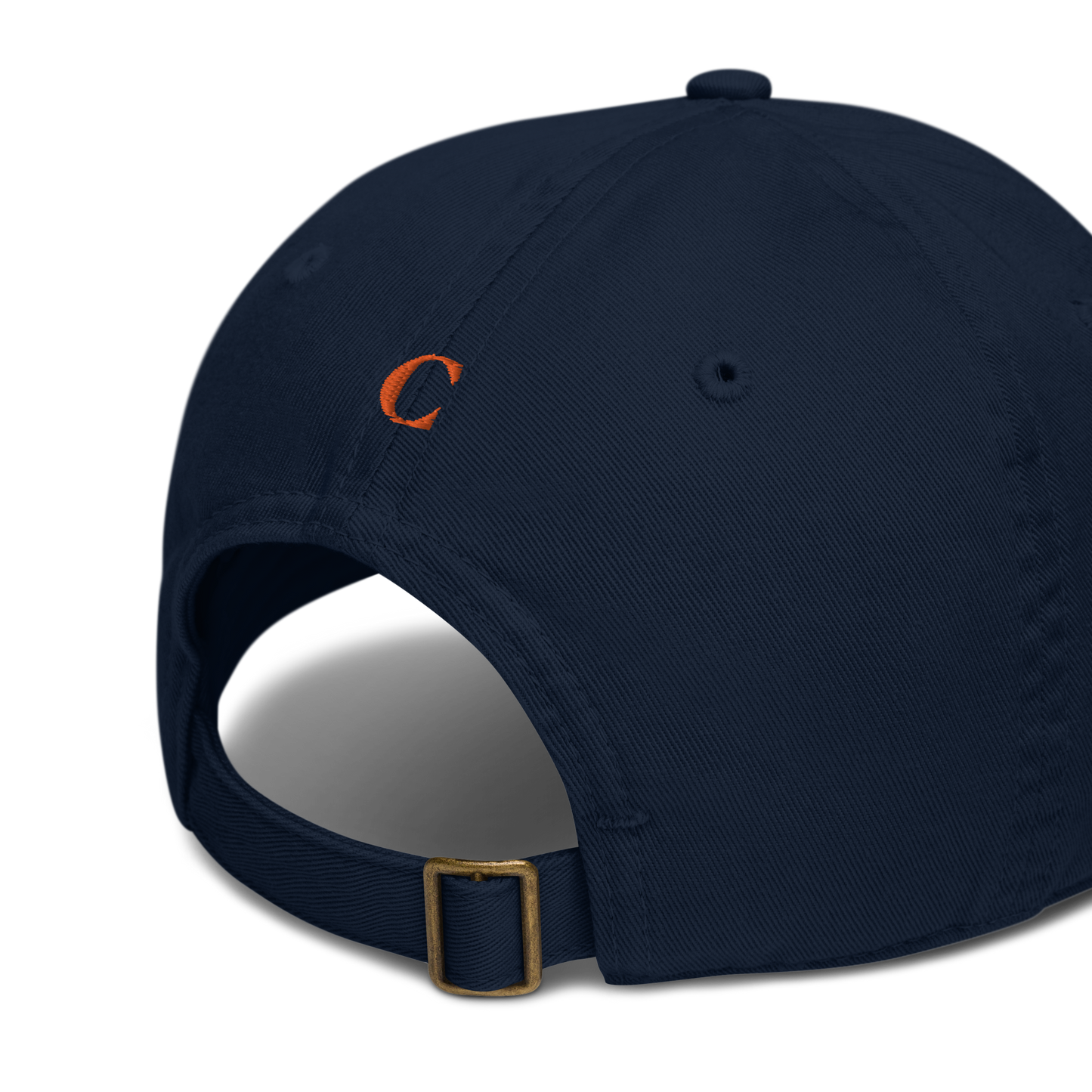 Detroit 'Old French D' Baseball Cap (w/ Side Design) | Orange Embroidery