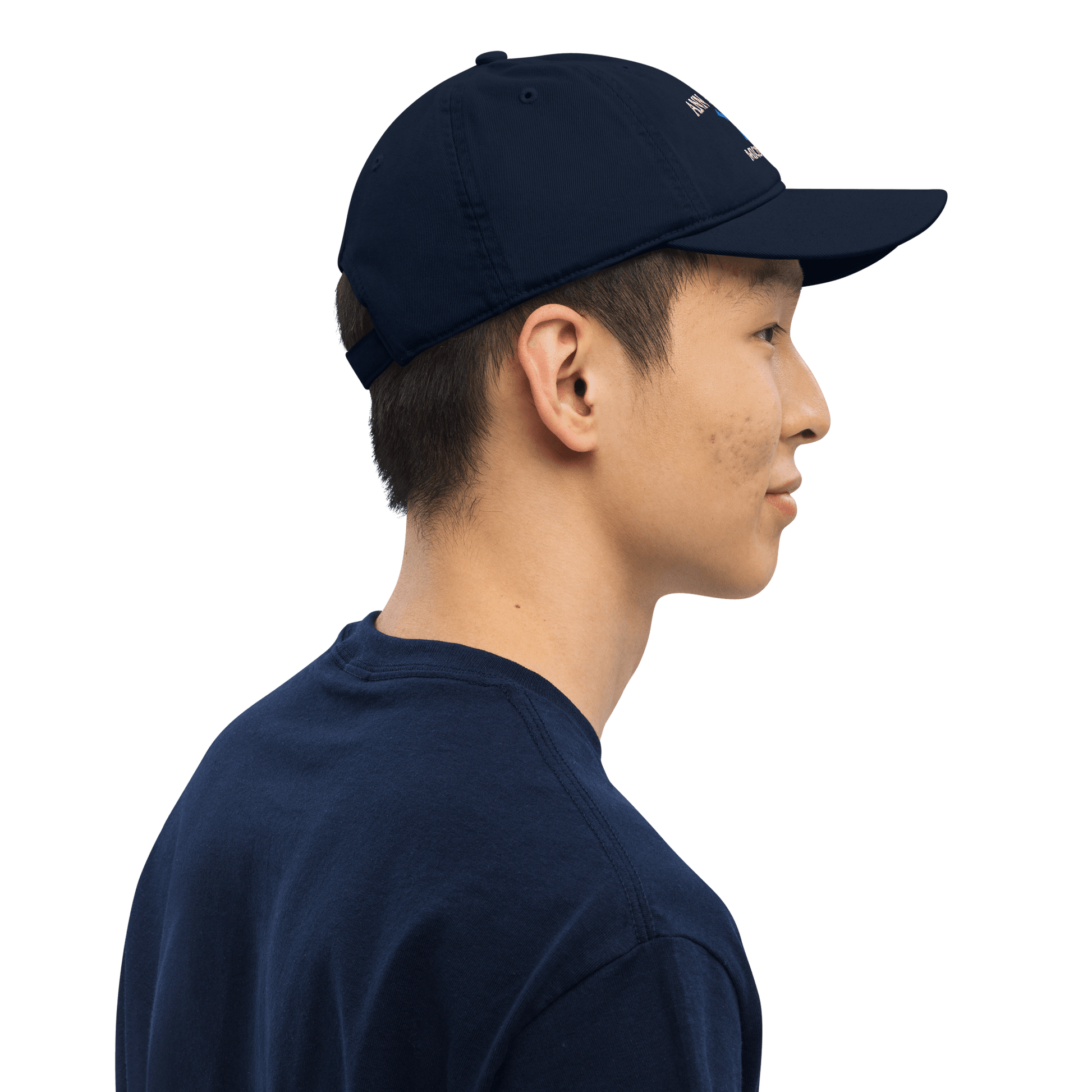 'Ann Arbor Michigan' Baseball Cap (w/ MI Outline) - Circumspice Michigan