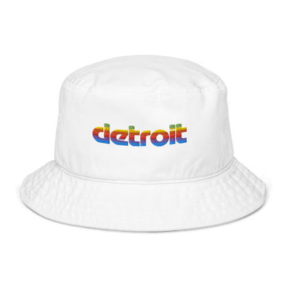 'Detroit' Bucket Hat (1980s Pomaceous Computer Parody) - Circumspice Michigan