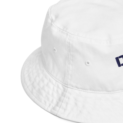 'Detroit USA' Organic Bucket Hat (Stencil Font)