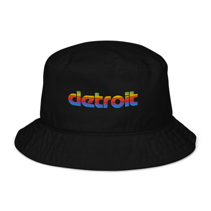 'Detroit' Bucket Hat (1980s Pomaceous Computer Parody) - Circumspice Michigan