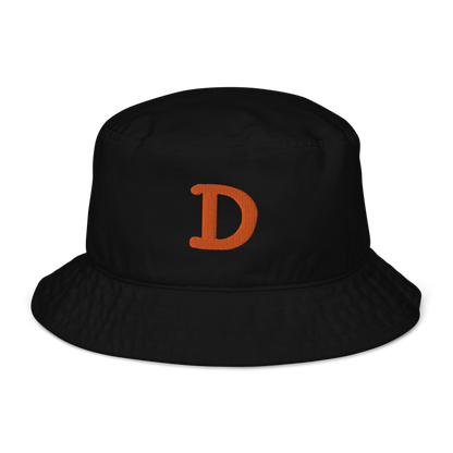 Detroit 'Old French D' Bucket Hat | Orange Embroidery - Circumspice Michigan