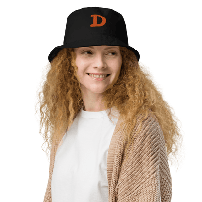 Detroit 'Old French D' Bucket Hat | Orange Embroidery - Circumspice Michigan