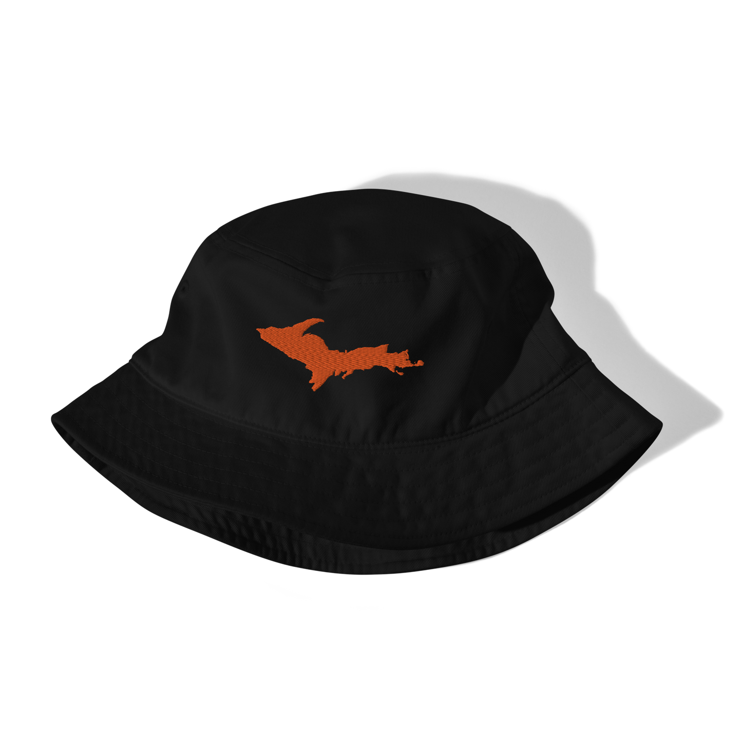 Michigan Upper Peninsula Organic Bucket Hat (w/ Orange UP Outline)