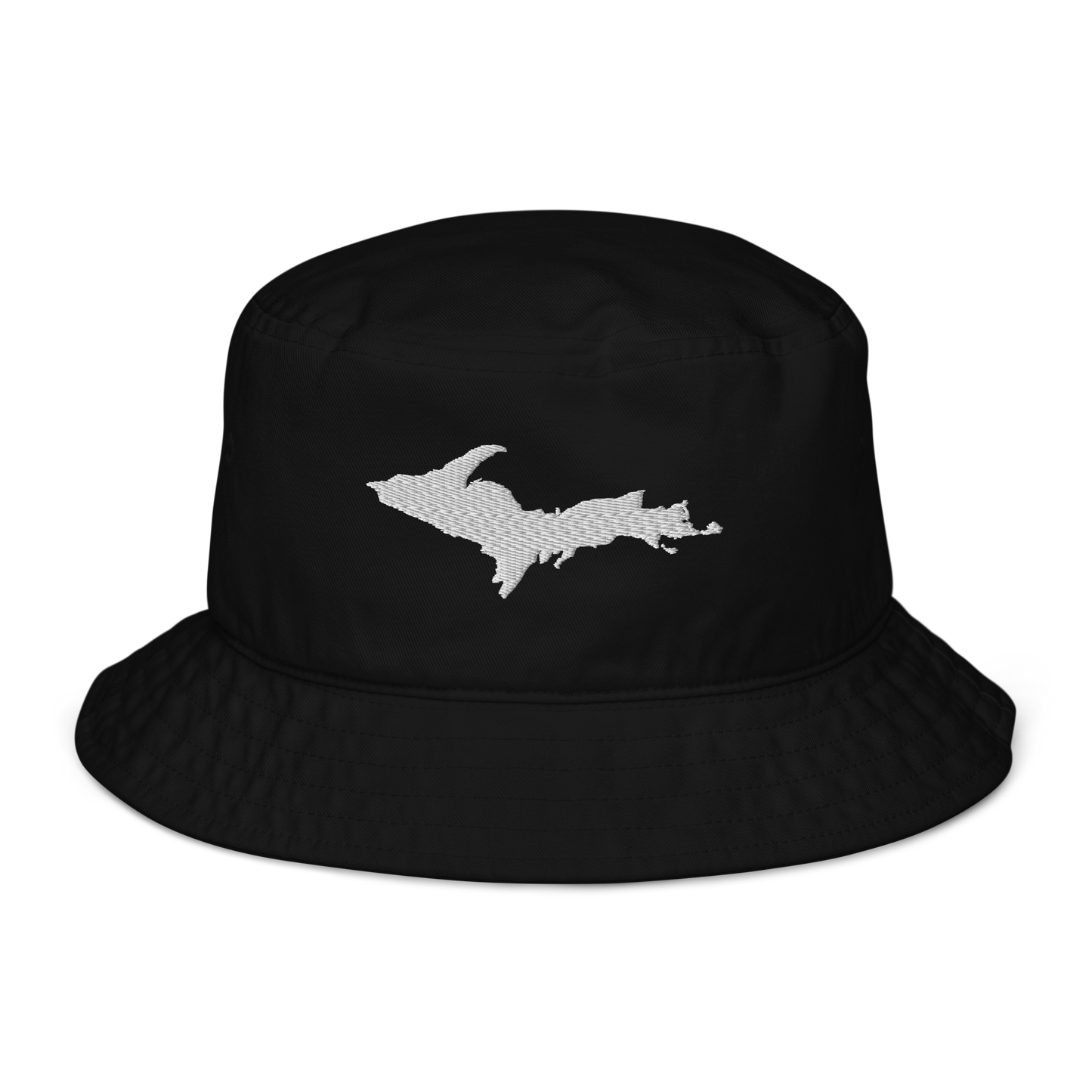 Michigan Upper Peninsula Organic Bucket Hat (w/ UP Outline)