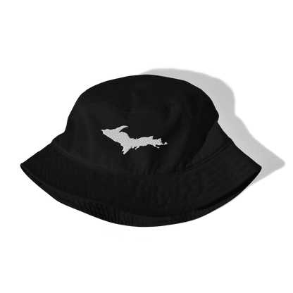 Michigan Upper Peninsula Organic Bucket Hat (w/ UP Outline)