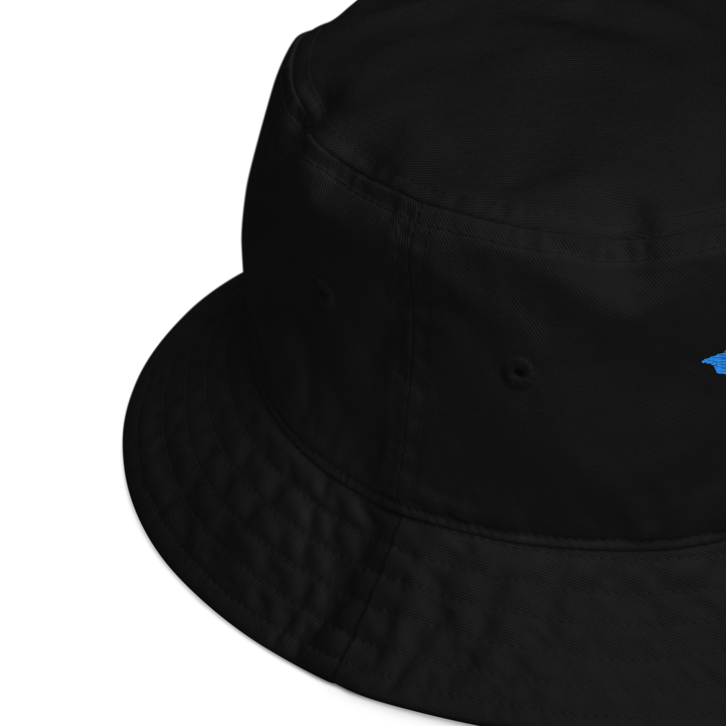 Michigan Upper Peninsula Organic Bucket Hat (w/ Azure UP Outline)