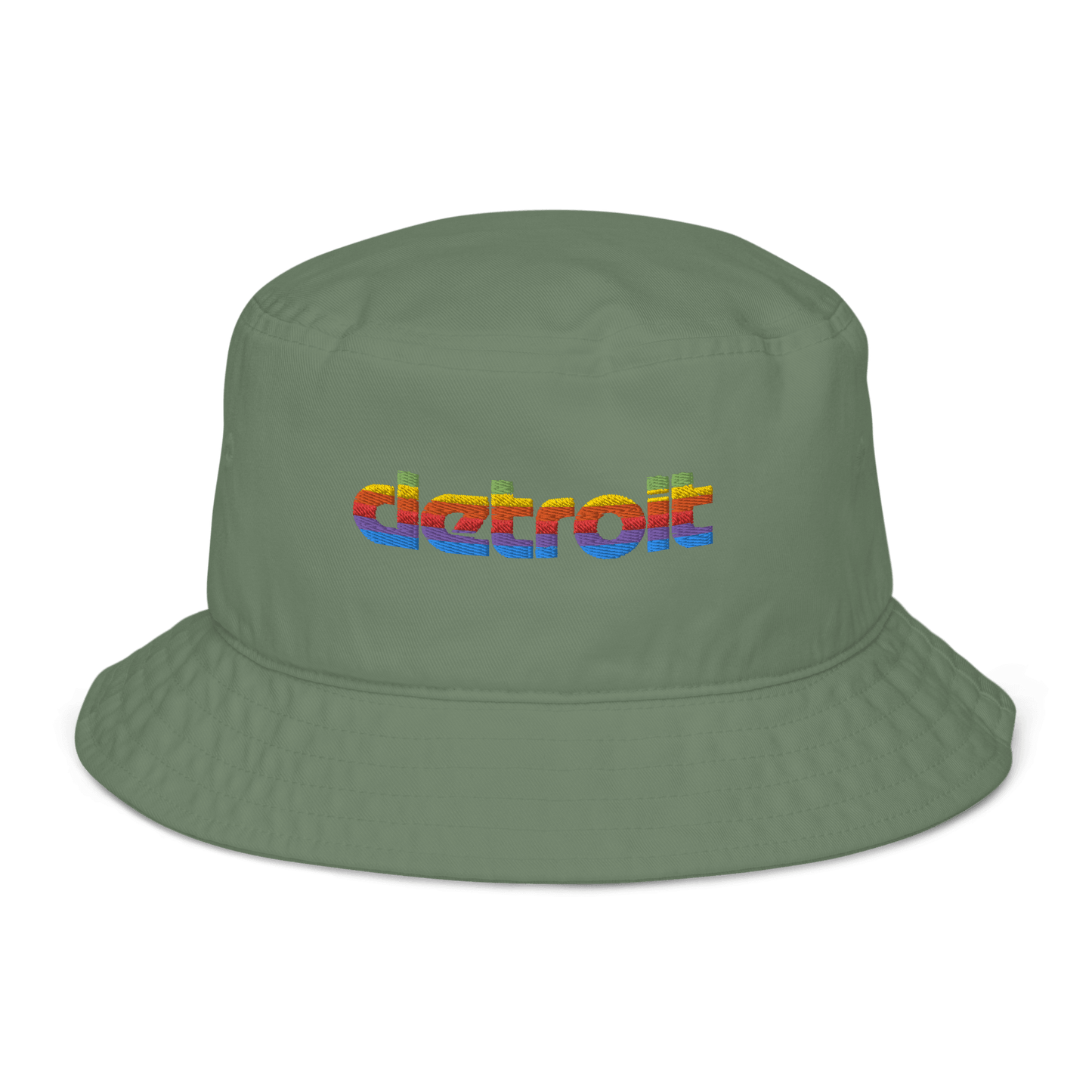 'Detroit' Bucket Hat (1980s Pomaceous Computer Parody) - Circumspice Michigan