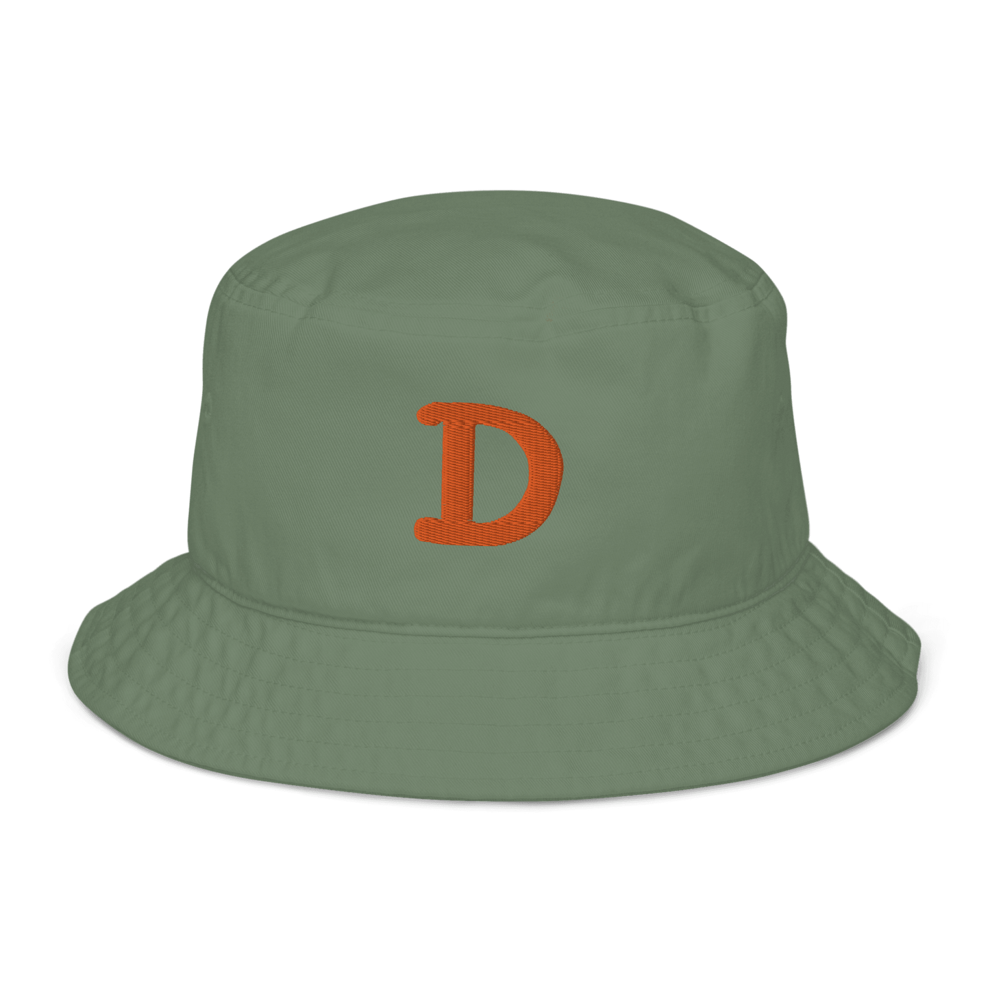 Detroit 'Old French D' Bucket Hat | Orange Embroidery - Circumspice Michigan