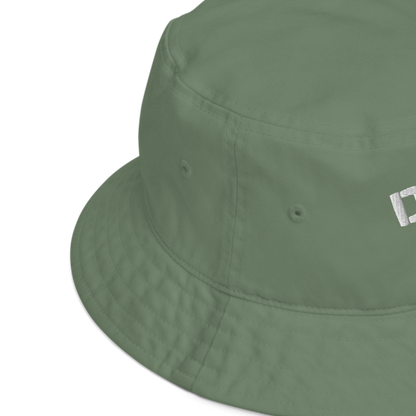 'Detroit USA' Organic Bucket Hat (Stencil Font)