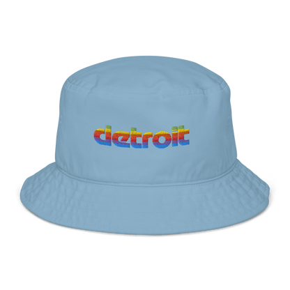 'Detroit' Bucket Hat (1980s Pomaceous Computer Parody) - Circumspice Michigan