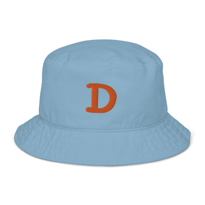 Detroit 'Old French D' Bucket Hat | Orange Embroidery - Circumspice Michigan