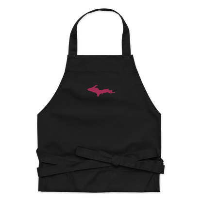 Michigan Upper Peninsula Apron (w/ Pink UP Outline)